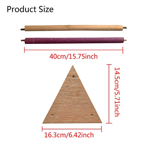 Chicken Perch Chick Wood Stand for Hens Handmade Chicken Swing Bird Perch Stand Toy for Large Bird Parrot Hens Macaw