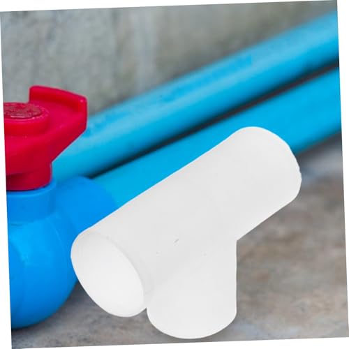 20 Pcs PVC Water Pipe Fittings Barbed Tee Connectors Elbow Adapters and Plugs for Drip Irrigation and Livestock Watering Systems