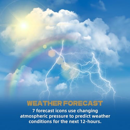 Wireless Weather Stations, with 330ft Range Sensor and Adjustable Backlight Inside Outside Monitor (White) - color: White+Grey