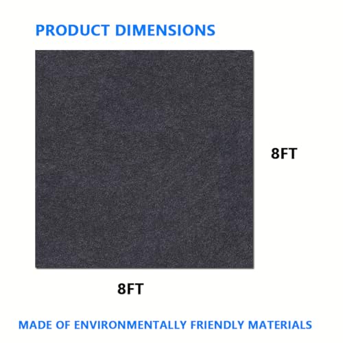 Chicken Coop Mat，Under Chicken House Mat——Absorbent Mat，Backing Prevents Liquid and Chicken Manure Penetration,Soft Material, Non-Slip Backing，Washable,Keeps Chicken House Floors Clean (8 FT x 8 FT) - size: 8 FT x 8 FT