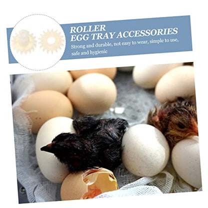 balacoo 40pcs Egg Incubator Gear Wheel Replacement Part Simple Installation for Chicken Pigeon Quail Incubator