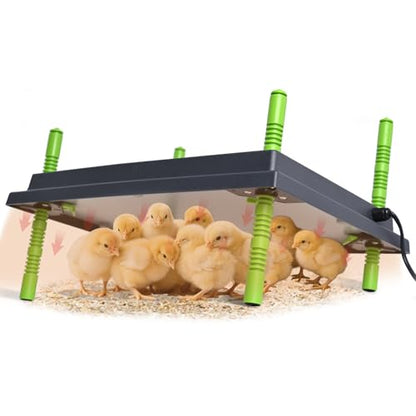 16"x22" Chick Brooder Heater Plate, Brooder Plate for Chicks with Adjustable Height for Baby Chick Duck, 50W Constant Temperature Control Chick Warmer for Energy Saving - size: 16" x 22"