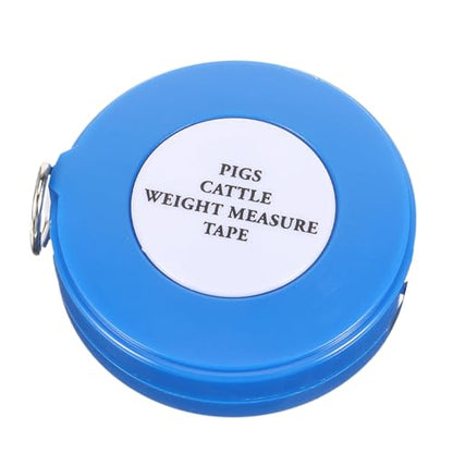 Animal Weight Tape Measure for Livestock, 250cm X 14.5mm Measuring Tool for Pigs, Cattle, Horses, and Goats, Farm Supply Tape for Accurate Body and Waist Measurement Style