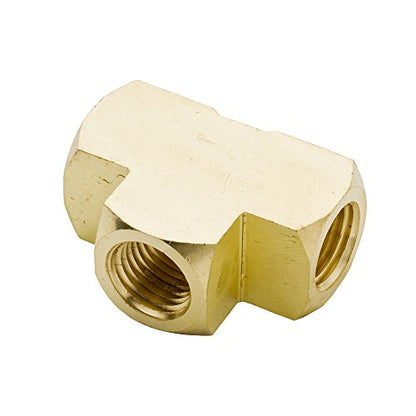Brass 1/4" NPT Female Barstock Tee & 1/4" NPT Male Hex Nipple & 1/4" NPT 45 Degree Barstock Street Elbow Assortment Kits - style: Tee/Nipple/45 Degree Street Elbow