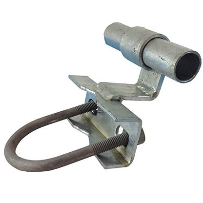 6" CHAIN LINK ROLLING GATE HARDWARE KIT: (Chain Link Fence Gate Parts) (6" Rut Runner, 2 Track Wheels, 6 Track Brackets, 1 Rolo Latch) - size: Post Mount