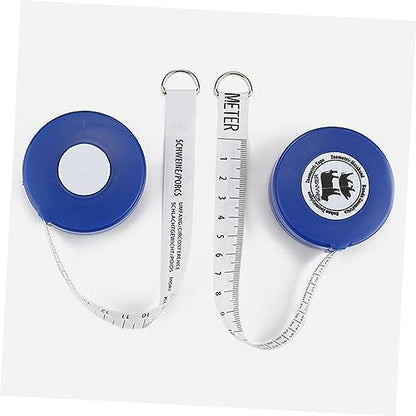 COHEALI Goat Measuring Tape Animal Weight Measuring Tape Acrylic Durable Pig Cattle Body Waist Measurement Tool Portable 2.95 Inch Blue