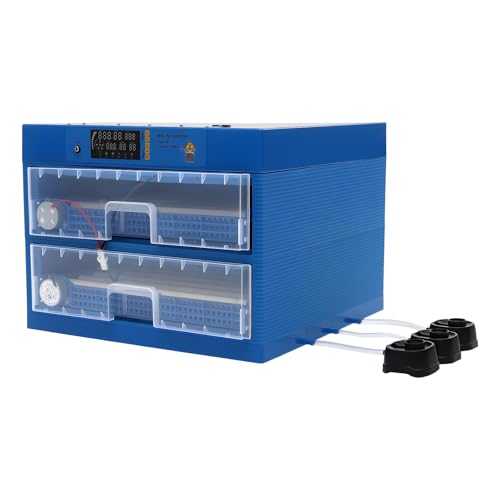 Incubators for Hatching Eggs, 128 Eggs Incubator Automatic Hatcher with Egg Turning and Humidity Control 80W for Chicken Duck Goose Bird Quail Pigeon Poultry Egg Incubator - style: 128-Egg Poultry Hatcher
