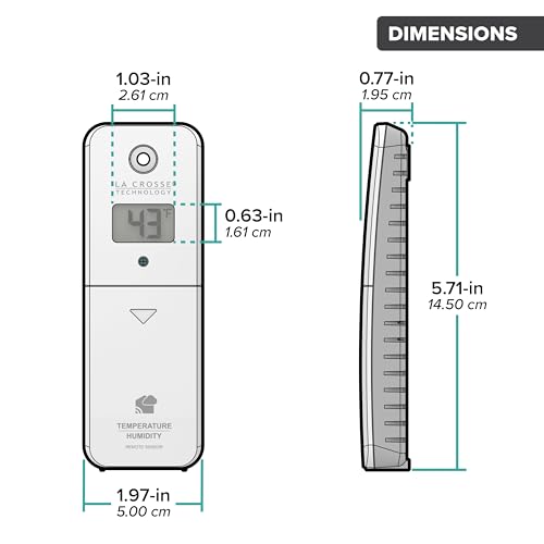 Temp Tracker Wi-Fi Alert System 3 Pack with The Bridge Gateway and 3 Indoor Outdoor Temperature and Humidity Sensors - size: Large