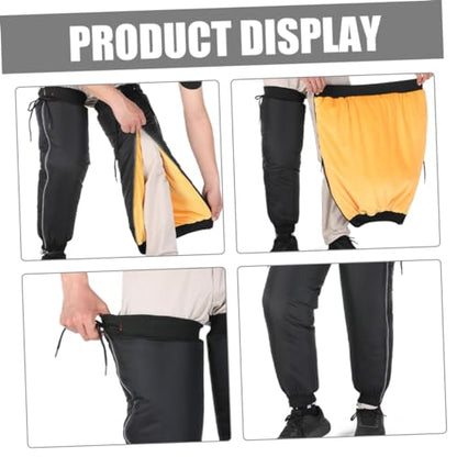 Thermal Calf Sleeves for Hiking Waterproof Leg Gaiters Snowproof for Cold Weather