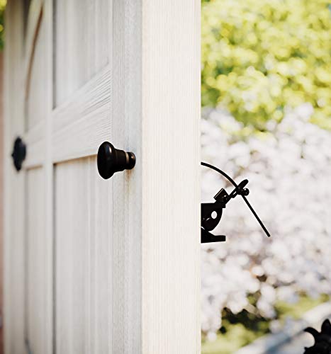National Hardware Gate Latch Cable Pull N109-070 Spring Loaded Black Outdoor Fence Gate Hardware with WeatherGuard Rust Resistant Finish for 2.5-4 in Gate Posts Easy Installation - size: 40"