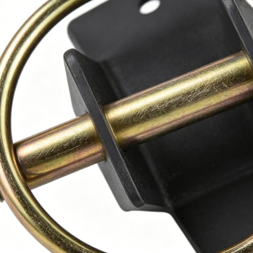 Locking Pin Hanger, Stable Feed Hook Mount, Sturdy Stall Bucket Support Tool for Barn Fence Setup, Livestock Feeding Accessory for Horses and Animals, Farm Stable Organizer Bracket for Users