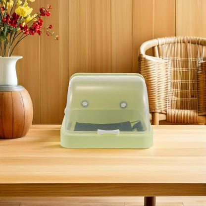 Chick Brooder Box with Tricolor Adjustable Heating System and Enhanced Air Circulation for Quail and Bird Eggs, Plastic and Thermal Insulation Cotton Material, Suitable for Home