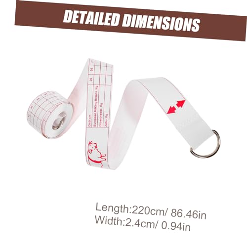 Cattle Goat Weight Tape Measure Tape Measure Level Accurate and Easy to Use for Farming and Shows