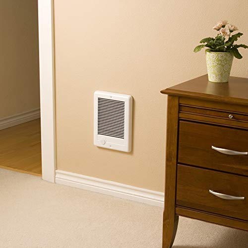 Cadet Com-Pak Electric Wall Heater Complete Unit Without Thermostat (Model: CSC152W, Part: 67543), 5120/3840 BTU, 240/208 Volt, 1500/1125 Watt, White