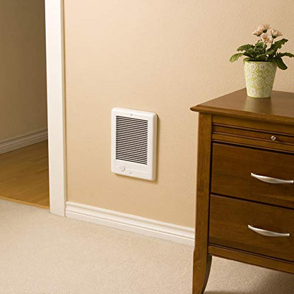 Cadet Com-Pak Electric Wall Heater Complete Unit Without Thermostat (Model: CSC152W, Part: 67543), 5120/3840 BTU, 240/208 Volt, 1500/1125 Watt, White