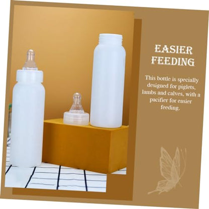 10pcs Small Pig Feeder Bottle Milk Container for Newborn to Years Silicone Pacifier Safe Material