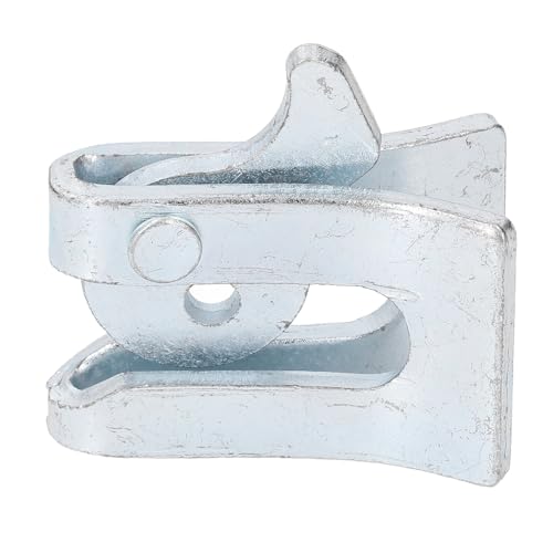 5 Sets Pig Fence Door Latch, Thickened Galvanized Steel Plate Farm Gate Latch with L Lock, for Farrowing Bed Nursery Bed Enclosure Door (Wall Thickness 4.5mm)