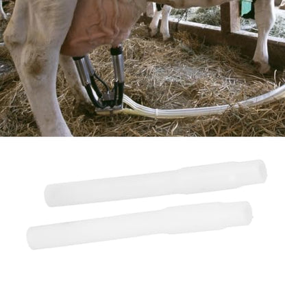 2Pcs Milking Machine Short Tube Replacement Pipe Accessories Silicone Milker Milking Equipment Hose Hose Pipe Milker Machine Pipe Tube Milker Tube