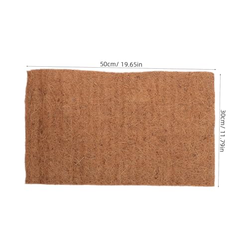 UKCOCO 4pcs Washable Chicken Nesting Pads Soft Nonslip Nesting Box Liners for Chicken Coop Reusable Laying Mats Natural Coconut Pads for Hens