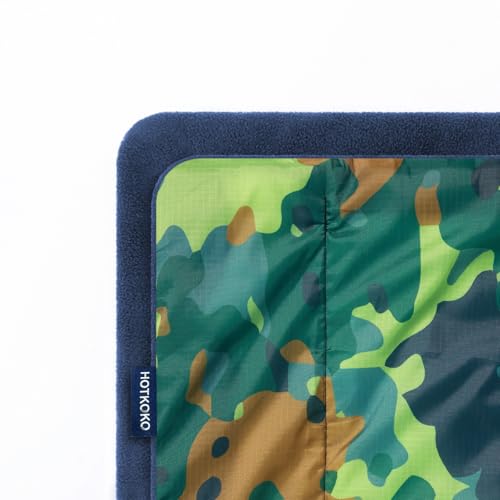 Waterproof Stadium Blanket, Fleece Camping Blanket Soft Warm Wearable Camp Blanket for Outdoor Camping, Picnic, Stadium, Sports, Beach, Car - color: Cam
