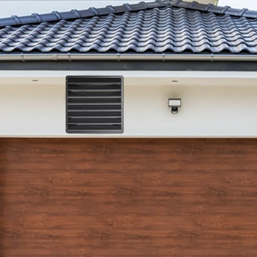 36 Inch Galvanized Sheet Spraying Automatic Exhaust Shutter Louver Vent (No Fan Blades and Motor) for Home Attics, Workshops, Barn, Greenhouse - size: 36 Inch