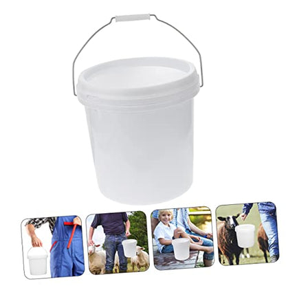 Ciieeo Airtight Food Grade Seal Bucket with Lid Heavy Duty Plastic Storage Container for Pet Food Livestock Feed More Multipurpose Easy to Carry with Hand Grip