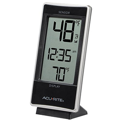 AcuRite 02059M Digital Thermometer with Indoor and Outdoor Temperature,White - color: Thermometer