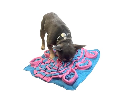 Interactive Dog Snuffle Mat for Mental Stimulation and Enrichment for Dogs Pigs Rabbits Cats and Other Small Animals Encourages Natural Foraging Skills and Stress Relief