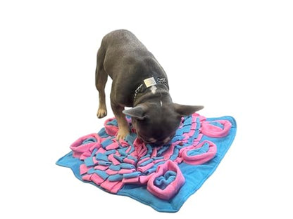 Interactive Dog Snuffle Mat for Mental Stimulation and Enrichment for Dogs Pigs Rabbits Cats and Other Small Animals Encourages Natural Foraging Skills and Stress Relief