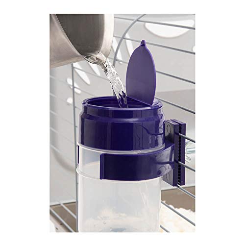 Lixit® Lever Valve Top Fill No Drip Water Bottles for Rabbits, Chinchillas, Ferrets, Guinea Pigs and Adult Rats (Purple (Pack of 1), 16 Ounce) - color: Purple (Pack of 1), size: 16 Ounce