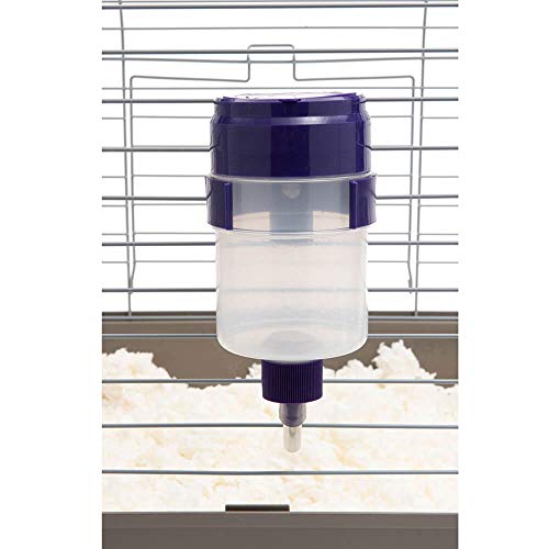 Lixit® Lever Valve Top Fill No Drip Water Bottles for Rabbits, Chinchillas, Ferrets, Guinea Pigs and Adult Rats (Purple (Pack of 1), 16 Ounce) - color: Purple (Pack of 1), size: 16 Ounce