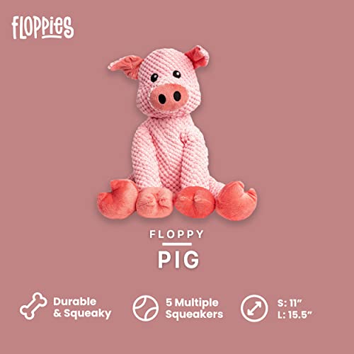 fabdog, inc. Floppy Pig Dog Toys (Small), Large Breeds - color: Pig, size: Small