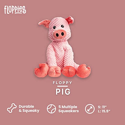 fabdog, inc. Floppy Pig Dog Toys (Large), Small Breeds - color: Pig, size: Large