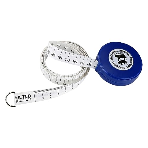 Tofficu Animal Weight Measuring Tape Soft Body Girth Measure Cattle Pigs Lightweight Portable Livestock Weight Tape with Clear Scale for Accurate Farm Use