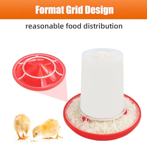 Chick Feeder and Waterer Set, 1L Baby Chicken Waterer Feeder, Baby Chicken Starter Kit, Hanging Poultry Drinker Quail Feeder, Small Coop Water Dispenser for Chickens, Turkeys, Ducks (Small Waterer) - color: Small Waterer