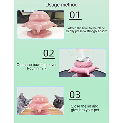 Newborn Small Animal Milk Feeders for Nursing 4 Nipples Feeding Bowl Multiple Pet Bowl Feeding Tool Puppies Station