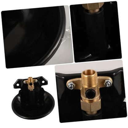 Automatic Cow Waterer Bowl Durable Livestock Water Dispenser for Cattle Horses Sheep Large Capacity Design with Float Valve for Constant Water Level Management