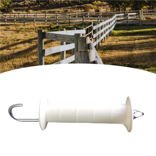 8pcs Sturdy Electric Fence Gate Handles Spring Replacement Easy to Install Insulated Accessories for Outdoor Metal