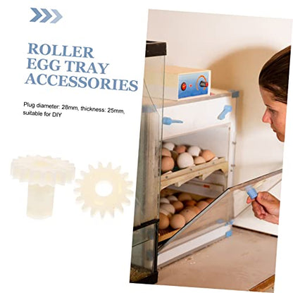 balacoo 20pcs Incubator Gear Wheel Reversible Gear for Egg Turning Incubator Accessories Easy Install