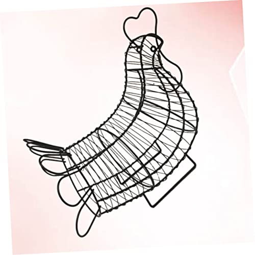 Iron Wire Egg Basket Storage Container Egg Collection Basket Storage Wire Basket Egg Rack Egg Shelf