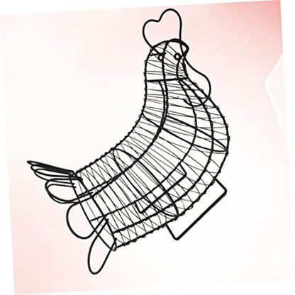 Iron Wire Egg Basket Storage Container Egg Collection Basket Storage Wire Basket Egg Rack Egg Shelf