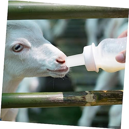 ORFOFE 10pcs Nipples for Calf Feeding Animal Bottle Nipples for Young Livestock Easy to Feeding Tool