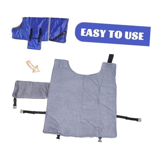 GANAZONO Calf Winter Coat Windproof Thickened Blanket for Calves Soft Comfortable Belly Protection Flexible Sizing for Cold Weather
