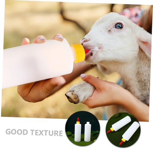 POPETPOP 2sets Small Animal Feeding Bottle Goat Milk Replacement Puppy Milk Feeder