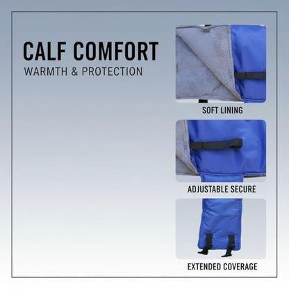 Calf Saver Coat, Widened Design, Reflective Stripe Warm Calf Blanket, 34.3 x 27.6 in / 87 x 70 cm, Windproof Calfs Coat with Soft Lining, Abdomen Protection, Polyester Material for Young Calves
