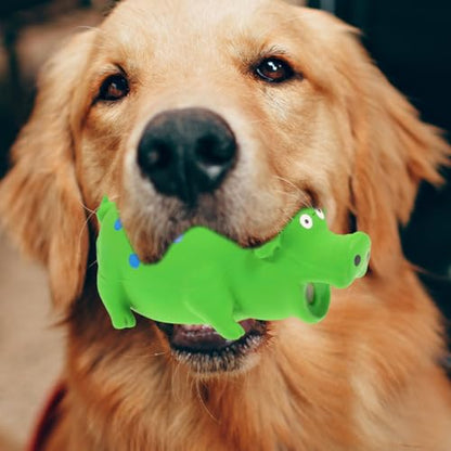 balacoo Dog Chew Toy with Grunting Sound Interactive Pig Molar Plaything Bite Resistant Pet Chew Toy for Dental Health Training 7.08X3.54X1.57In