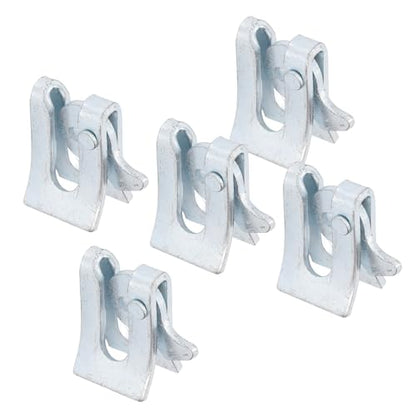 Pig Fence Door Latch, Thickened Galvanized Steel Farm Gate Latch, L Shape Lock Bolts for Farrowing Bed, Nursery Bed & Farm Enclosure Doors (Wall Thickness 4.5mm)