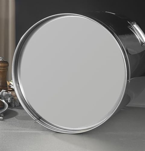 Milk Barrel, Milk Transport Can Stainless Steel Milk Can Airtight Storage Jug Wine Pail Bucket Oil Barrel Tea Canister Wine Liquid Container,Silver 58L - size: 58l