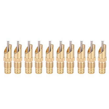 10Pcs Automatic Fox Rabbit Drinker Nipple Waterer - Durable & Non-Toxic Drinking Tool for Rabbits, Chickens & Ducks - Easy to Install 360° Adjustable Design