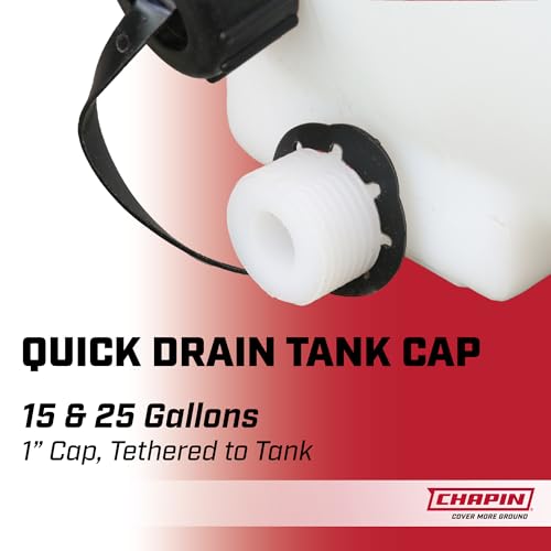 Chapin 97004: 15 Gallon Water Storage Tank, Utility Water Tank, Water Supply, for Farms, Acreage, Gardens, Orchards, Translucent White - size: 15-Gallon
